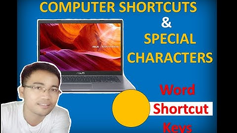 COMPUTER SHORTCUTS - Word Shortcut Keys l Radz Tutorial Vlogs