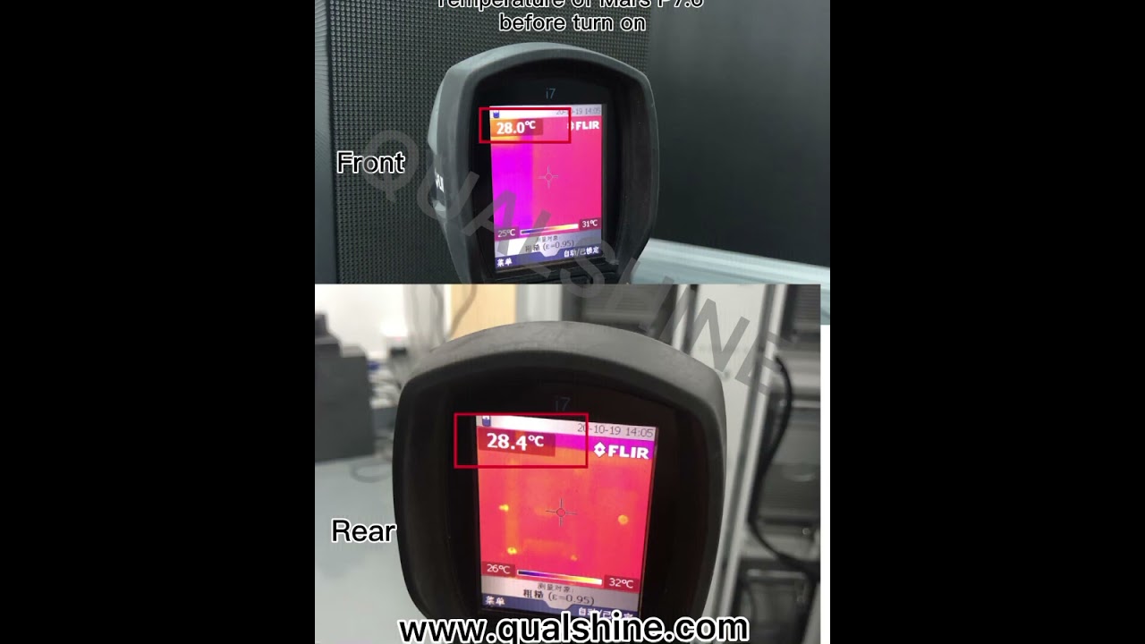 Qualshine--Mars series temperature testing