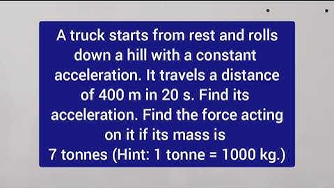 Force and Laws of Motion NCERT Exercise Q. 5 Class 9 Science