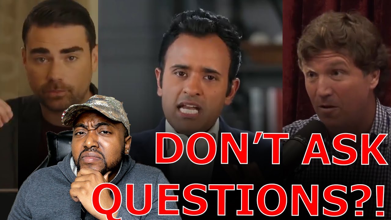 Vivek Ramaswamy CHECKS Ben Shapiro Attacking Tucker Carlson For Asking Questions On Joe Rogan!