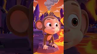 monkey arrived lava  world