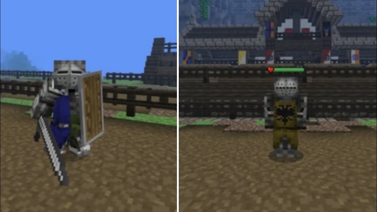 The Epic Knights mod Minecraft pe 1.20+ - YouTube