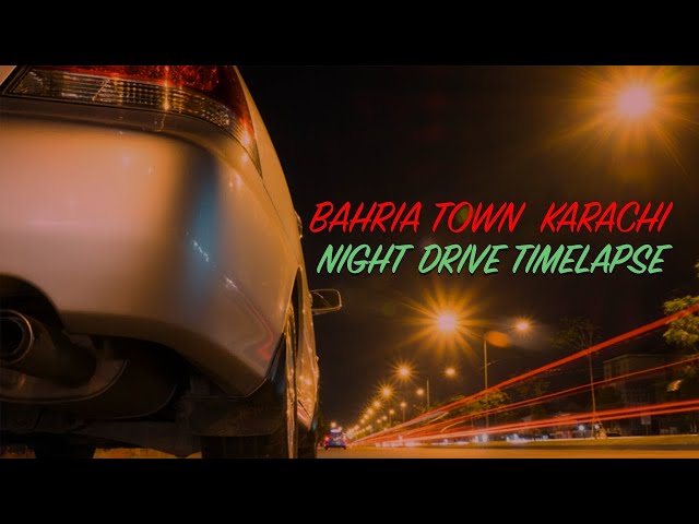 Seasons Greetings Bahria Town Night Drive