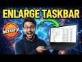 How to Enlarge Taskbar on Windows 10 | Make Icons Bigger &amp; Easier to See