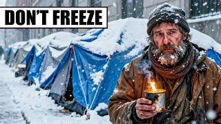 How Homeless People Survive Winter Storms In Their Tents