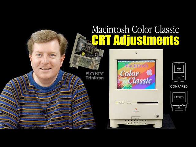 Macintosh Color Classic: CRT Adjustments - YouTube
