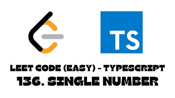 136. Single Number | LeetCode | TypeScript