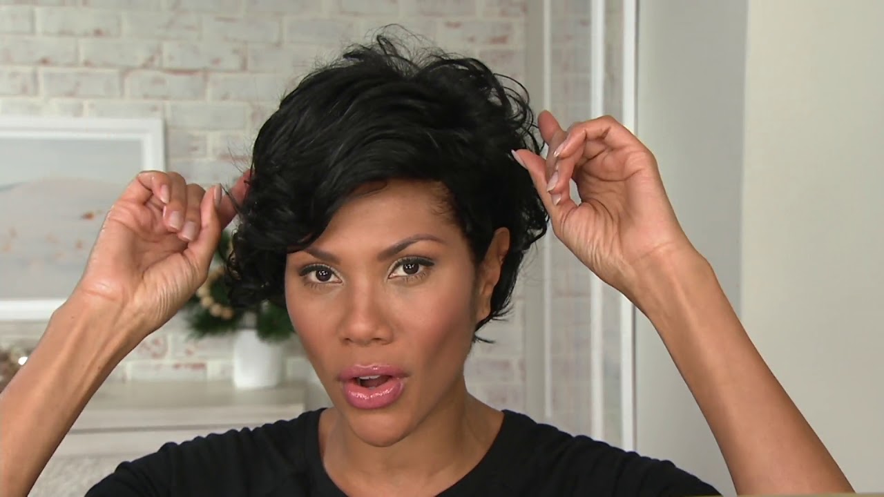 LUXHAIR by Sherri Shepherd Modern Curls Wig on QVC YouTube
