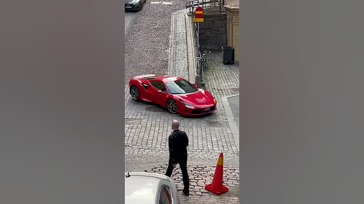 Spotted Ferrari F8 daily driver Stockholm, Sweden