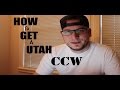 How to get a Utah Out of State CCW