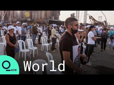 Beirut Moment of Silence Marks One Year Since Deadly Blast