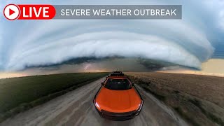 🔴 WATCH LIVE // Tornado Threat // Storm Chasing Saskatchewan + Manitoba