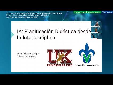 Conferencia: IA: Planificación Didáctica desde la Interdisciplina