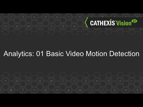 CATHEXISVision Video Analytics 01: Basic Video Motion Detection - YouTube