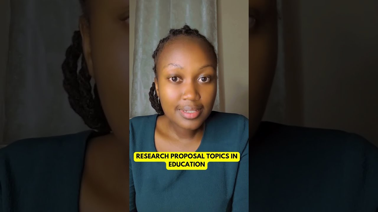Research Proposal Topics In Education