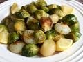 Brussels Sprouts Roasted with Cipollini Onions Recipe - Roasted Brussels Sprouts