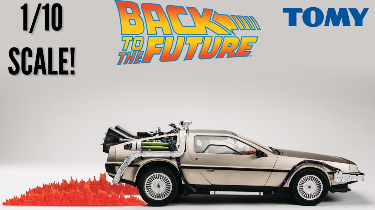 1:10 Scale Back To The Future Delorean By TOMY! It Smokes! - YouTube