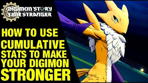 How To Use Cumulative Stats Explained | Digimon Story Time Stranger #digimonstorytimestranger