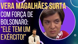 SURTOU: Vera Magalhães se desespera ao vivo com força de Bolsonaro!
