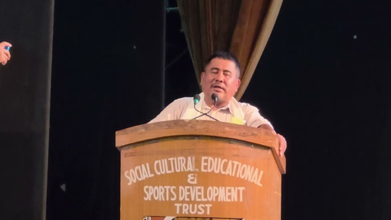Khomdram Ratan, Advisor, UPF, Manipur gi Warol || "One Day Manipuri Students' Convention 