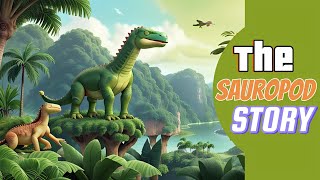 Spot the PolkaDotted Sauropod Makes a TINY Friend!  Fun Dinosaur Story for Kids!