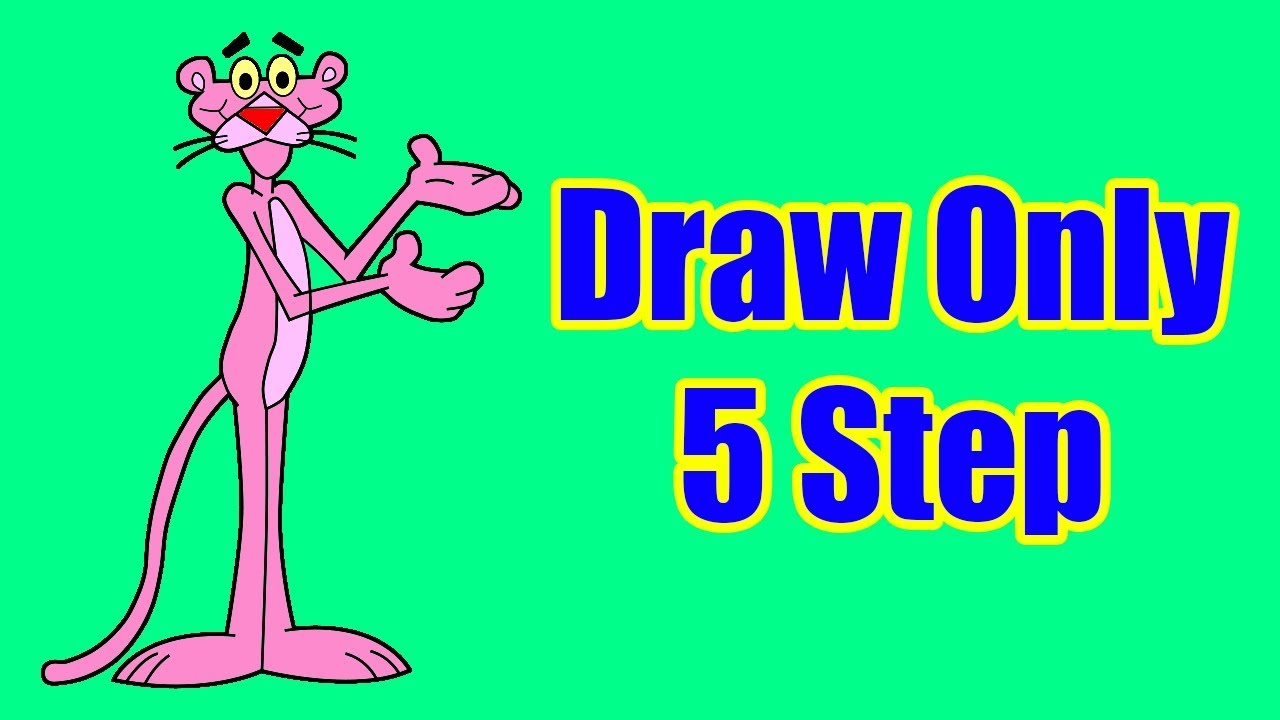 Download How to Draw Pink Panther┃Coloring Pages for Kids - YouTube