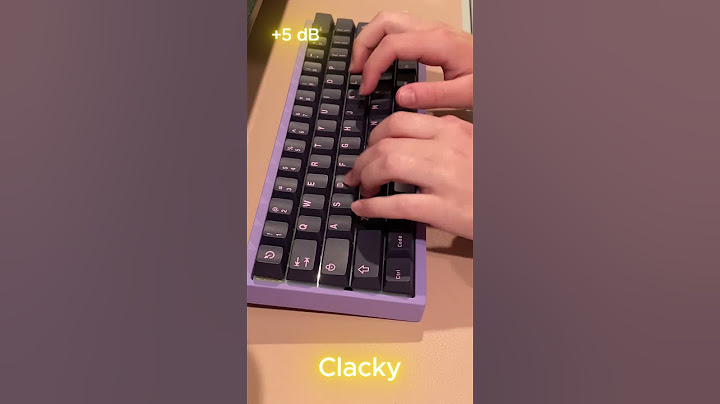 Silent, Clacky, or Thocky?  #keyboard #mechanicalkeyboard #customkeyboard #thockykeyboard #clack