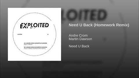 Need U Back (Homework Remix)