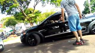 VW Saveiro G5 stanced | gisa 17x9' | Burnout|