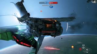 103 killstreak Kylo Ren's TIE Silencer on D'Qar - Starfighter Assault SWBF2