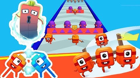 Merge Number Cube 3D Run Game #mergenumbercubegame