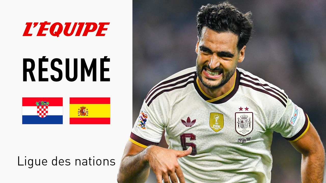 Ligue des nations : L'Espagne RENVERSE la Croatie grâce à son SAUVEUR Mikel Merino !