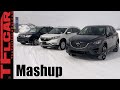 2016 Mazda CX-5 vs Honda CR-V vs Subaru Forester AWD Snow Traction Mashup Review