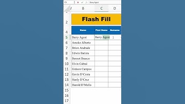 Flash Fill Magic in Excel 2025 Hindi #excel #microsoftoffice #officeelephant #exceltips #shortcuts