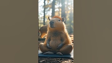 KLING AI Yoga Capybara #ai #cute #klingai #capybara #yoga #artificialintelligence