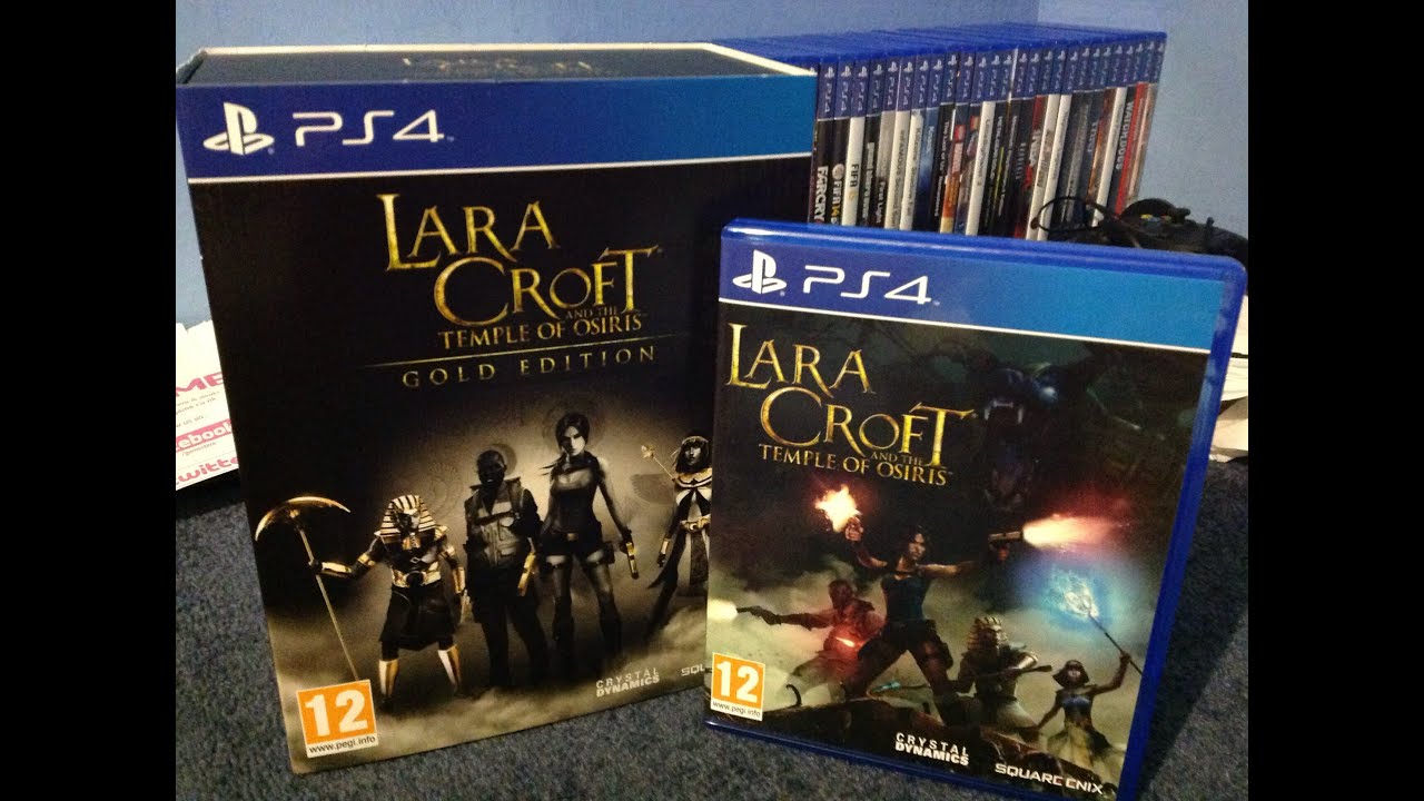 Lara Croft and the Temple of Osiris Gold Edition Unboxing PS4 playstation 3