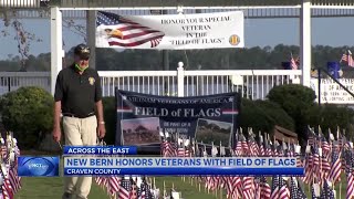 New Bern honoring veterans with annual Field of Flags