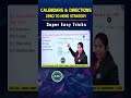 Calendars Short 3 Concept Clarity Speed Tricks BankPO SSC CGL CSAT2026
