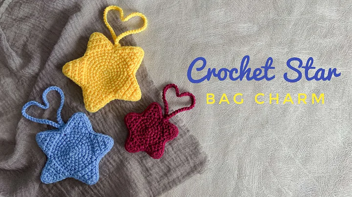 Adorable Crochet Star Bag Charm - Perfect as a Pouch!