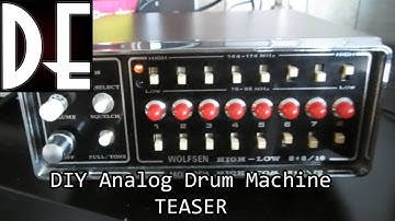 DIY Analog Drum Machine - Drumique - TEASER