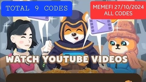 27/10/2024 ALL MemeFi codes #memefisecretcode #memefidailycombo#viral #videoviral #video #allanswers
