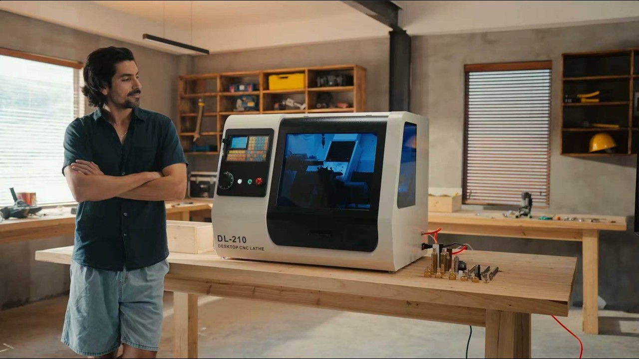 ApanMeker Launches DL-210 Desktop CNC Lathe on Kickstarter