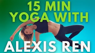 15 min Yoga Cool Down with Alexis Ren