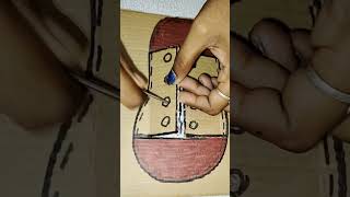 👟 DIY Shoe Lace Craft with Cardboard Box| Easy Learning Activity for Kids#funny way to teach #shorts