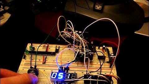 4-digit 7-segment LED Display Multiplexing demo
