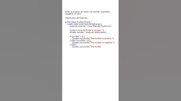 How to Check if a Number is Positive, Negative, or Zero in Java | Beginner Java Tutorial #coding
