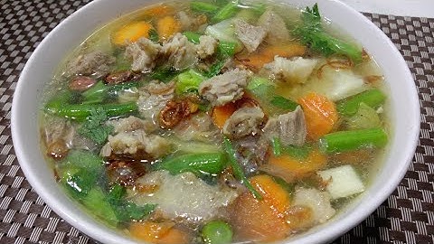 SOP DAGING SAPI KUAH BENING