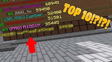 Getting TOP 10 in Minecraft MLG Rush on Bridger Land