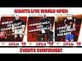 Giants Live World Open 2022 Full Event Line-Up Confirmed!