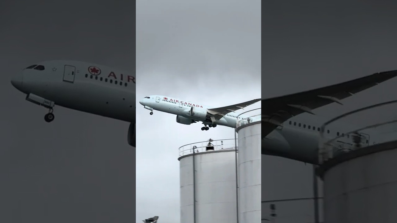 Air Canada AC889 Boeing 787-8 C-GHPT Take Off LHR to YOW  
